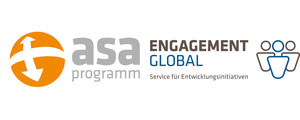 Logo ENGAGEMENT GLOBAL gGmbH - Service für Entwicklungsinitiativen mit seinem ASA-Programm